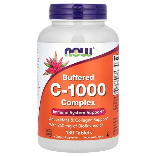 Now Foods Buffered C 1000 Complex 180 Tablets product image