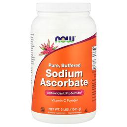 Now Foods Sodium Ascorbate Powder 3 Lbs 1361 G