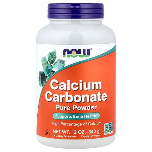 Now Foods Calcium Carbonate Pure Powder 12 Oz 340 G product image