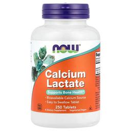 Now Foods Calcium Lactate 250 Tablets 85 Mg Per Tablet
