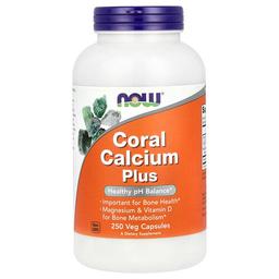 Now Foods Coral Calcium Plus 250 Veg Capsules