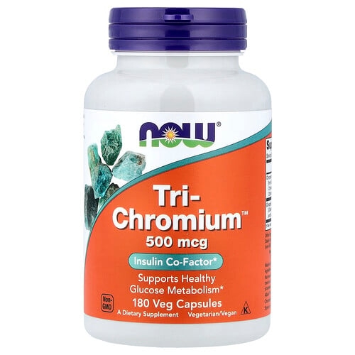 Now Foods Tri Chromium 180 Veg Capsules product image