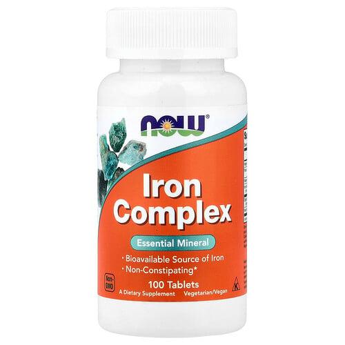 Now Foods Iron Complex 100 Tablets product image