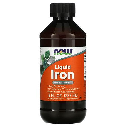 Now Foods Liquid Iron 18 Mg 8 Fl Oz 237 Ml product image