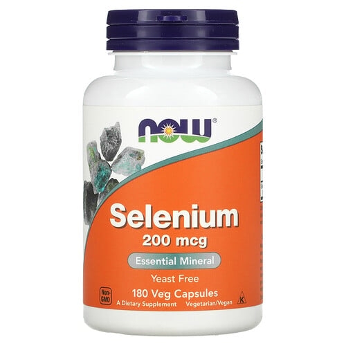 Now Foods Selenium 200 Mcg 180 Veg Capsules product image