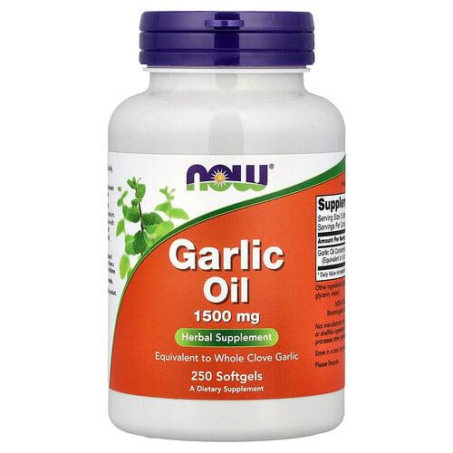 Now Foods Garlic Oil 250 Softgels 3 Mg Per Softgel product image