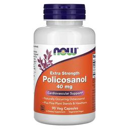Now Foods Policosanol 40 Mg 90 Veg Capsules