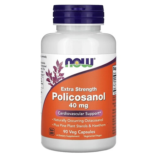 Now Foods Policosanol 40 Mg 90 Veg Capsules product image