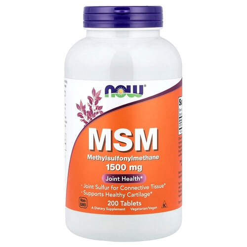 Now Foods Msm 1 500 Mg 200 Tablets product image