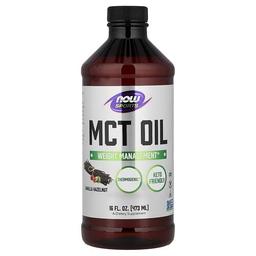 Now Foods Sports Mct Oil Vanilla Hazelnut 16 Fl Oz 473 Ml