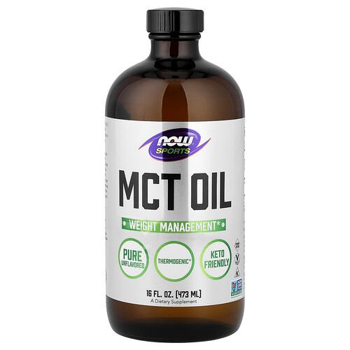 나우푸드 NOW Foods, Sports, MCT 오일, 무맛, 473ml(16fl oz) product image