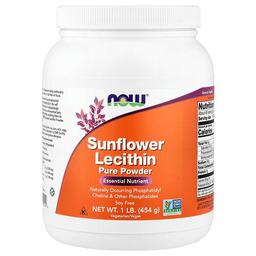 Now Foods Sunflower Lecithin Pure Powder 1 Lb 454 G
