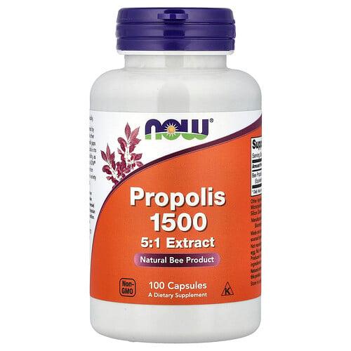 Now Foods Propolis 1500 300 Mg 100 Capsules product image