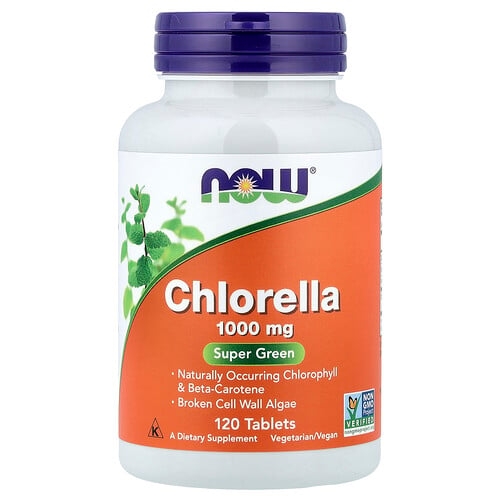 Now Foods Chlorella 120 Tablets 1 G Per Tablet product image