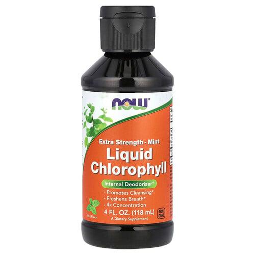 Now Foods Liquid Chlorophyll Mint 4 Fl Oz 118 Ml product image