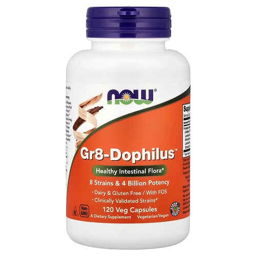 Now Foods Gr8 Dophilus 120 Veg Capsules product image