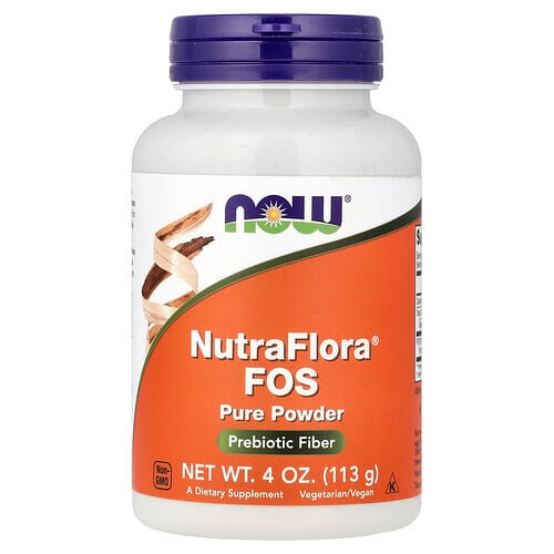 Now Foods Nutraflora Fos Pure Powder 4 Oz 113 G product image