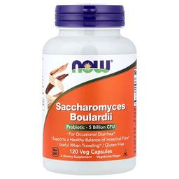 Now Foods Saccharomyces Boulardii 5 Billion Cfu 120 Veg Capsules