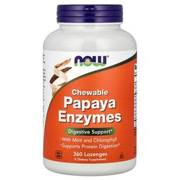 Now Foods Chewable Papaya Enzymes 360 Lozenges
