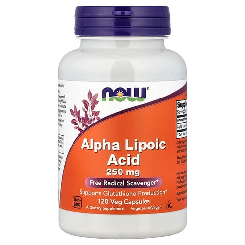 Now Foods Alpha Lipoic Acid 250 Mg 120 Veg Capsules product image