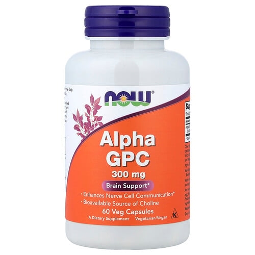 Now Foods Alpha Gpc 300 Mg 60 Veg Capsules product image