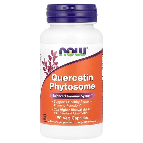 Now Foods Quercetin Phytosome 90 Veg Capsules 250 Mg Per Capsule product image