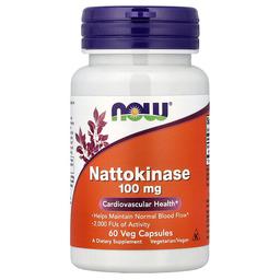 Now Foods Nattokinase 100 Mg 60 Veg Capsules