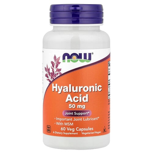 Now Foods Hyaluronic Acid With Msm 60 Veg Capsules product image