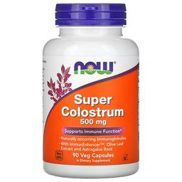 Now Foods Super Colostrum 500 Mg 90 Veg Capsules