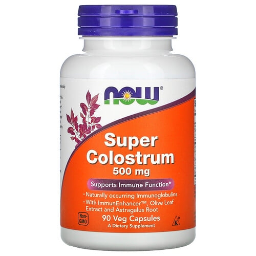 Now Foods Super Colostrum 500 Mg 90 Veg Capsules product image