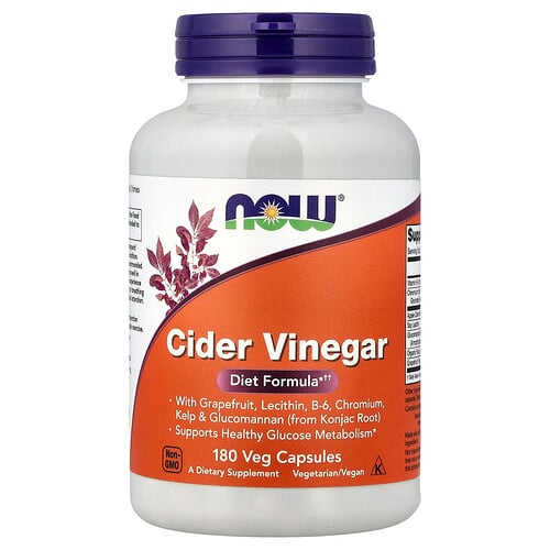 Now Foods Cider Vinegar 180 Veg Capsules product image
