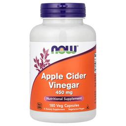 Now Foods Apple Cider Vinegar 450 Mg 180 Veg Capsules