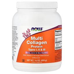 Now Foods Multi Collagen Protein Unflavored 16 Oz 454 G
