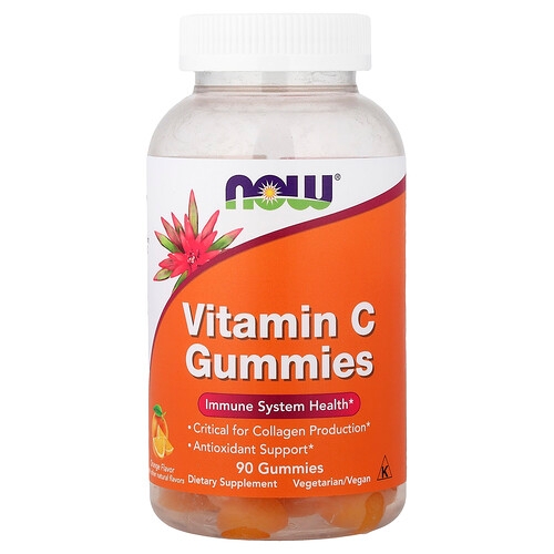 Now Foods Vitamin C Gummies Orange 90 Gummies 125 Mg Per Gummy product image