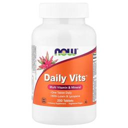 Now Foods Daily Vits Multi Vitamin Mineral 250 Tablets