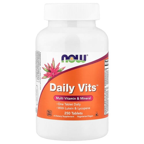 Now Foods Daily Vits Multi Vitamin Mineral 250 Tablets product image