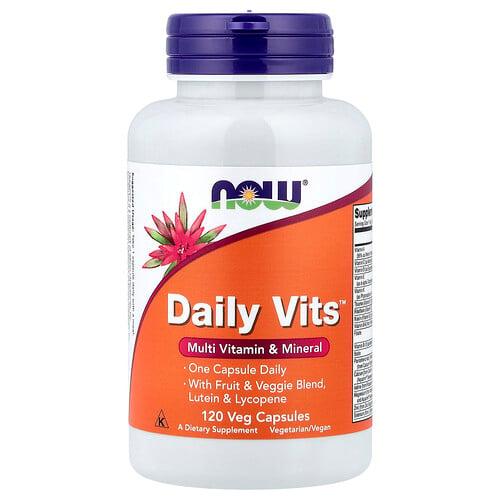 Now Foods Daily Vits Multi Vitamin Mineral 120 Veg Capsules product image