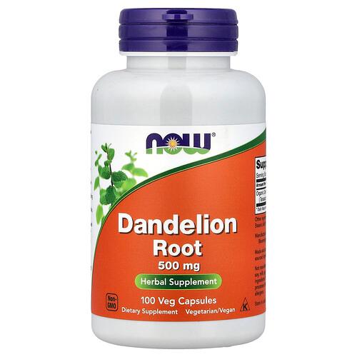 Now Foods Dandelion Root 500 Mg 100 Veg Capsules product image