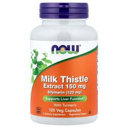 Now Foods Milk Thistle Extract With Turmeric 120 Veg Capsules