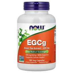 Now Foods Egcg Green Tea Extract 400 Mg 180 Veg Capsules