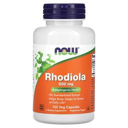 Now Foods Rhodiola 500 Mg 120 Veg Capsules