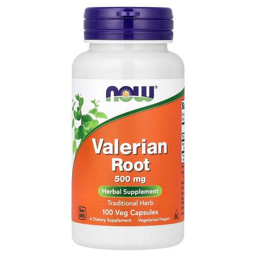 Now Foods Valerian Root 100 Veg Capsules 500 Mg Per Capsule product image