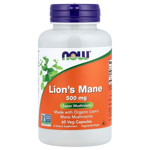 Now Foods Lion S Mane 500 Mg 60 Veg Capsules product image