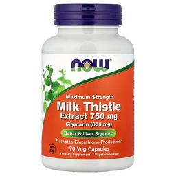 Now Foods Milk Thistle Extract 750 Mg 90 Veg Capsules