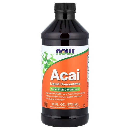 Now Foods Acai Liquid Concentrate 16 Fl Oz 473 Ml product image
