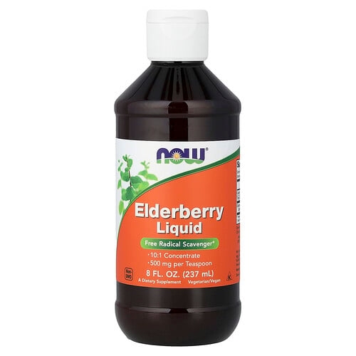 Now Foods Elderberry Liquid 8 Fl Oz 237 Ml product image