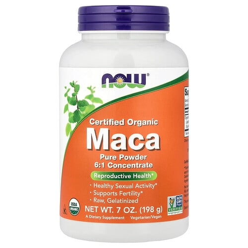 Now Foods Certified Organic Maca Pure Powder 7 Oz 198 G product image