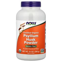 Now Foods Certified Organic Psyllium Husk Powder 12 Oz 340 G