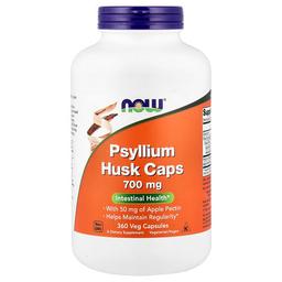 Now Foods Psyllium Husk Caps 360 Veg Capsules 700 Mg Per Capsule