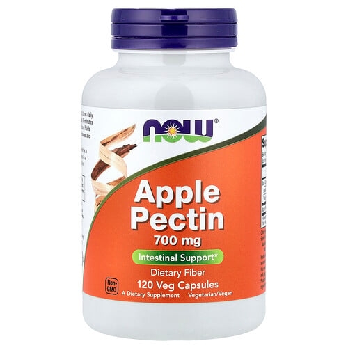 Now Foods Apple Pectin 120 Veg Capsules 0 7 G Per Capsule product image